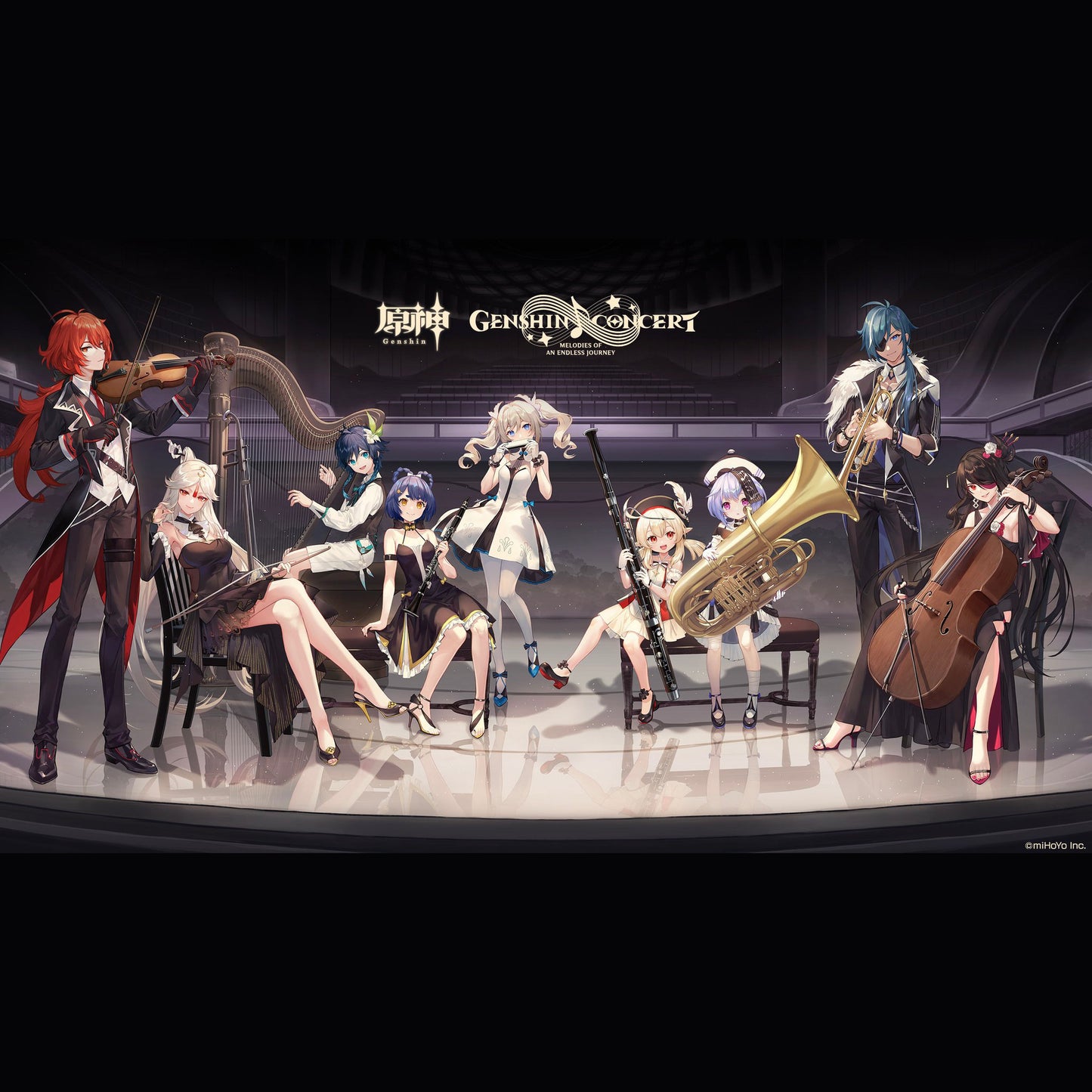 【原神】交響入夢音樂會|立繪、Q版系列【Genshin】