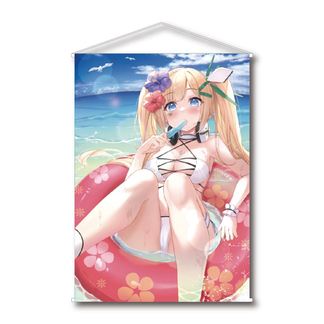 Vtuber Ruroro璐洛洛|B2夏日油畫布掛軸